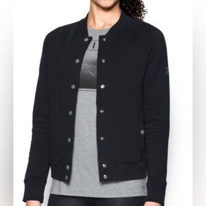 Under Armour Womens jacket Sz large cold gear loose fit black